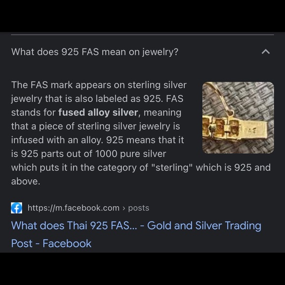 Vintage FAS Thai 925 necklace - Picture 5 of 5